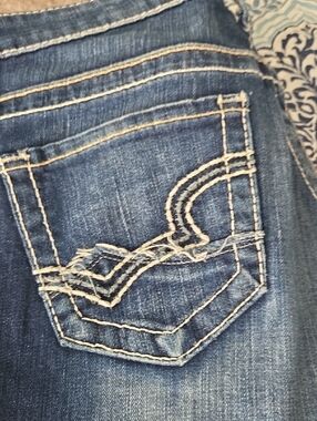 Big Star Women's Dark Blue Skinny Jeans with Contrast Stitching